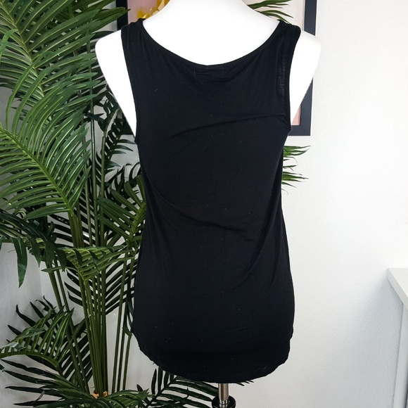 American High Skull Graphic Black Tank Top S - Picture 4 of 6